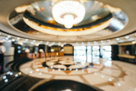 Abstract blur and defocused beautiful luxury shopping mall of department store for backgroundの写真素材