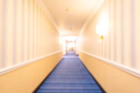 Abstract blur and defocused hotel lobby interior for backgroundの写真素材