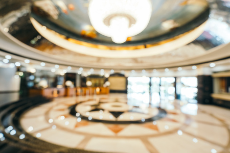 Abstract blur and defocused beautiful luxury shopping mall of department store for backgroundの写真素材