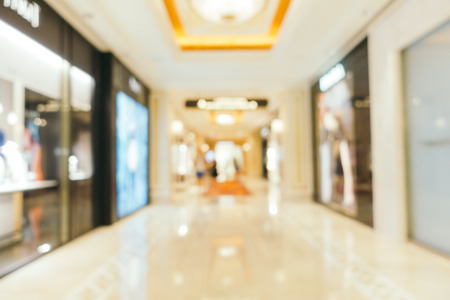Abstract blur and defocused hotel lobby lounge interior for backgroundの写真素材