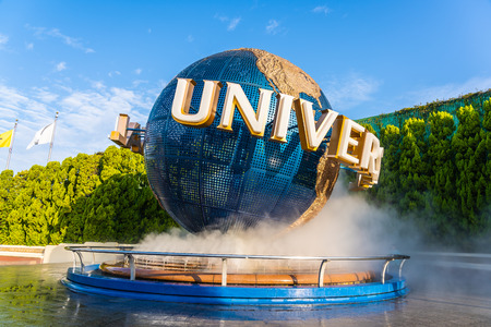 Osaka, Japan - 12 November 2018 : Beautiful amusement attraction in Universal studio Osaka Japanのeditorial素材