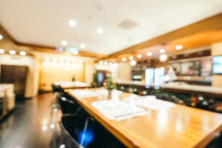 Abstract blur breakfast buffet catering in restaurant of hotel interior for backgroundの写真素材