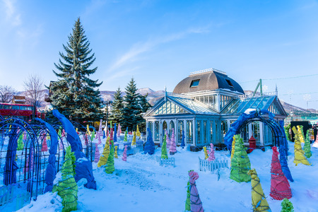 Sapporo Hokkaido, Japan - 3 February 2019 Shiroi koibito chocolate factory landmark of Sapporo City Hokkaido Japanのeditorial素材