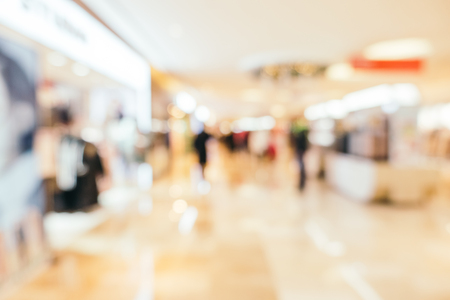 Abstract blur shopping mall of department store interior for backgroundの写真素材