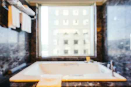 Abstract blur bathroom interior for backgroundの写真素材