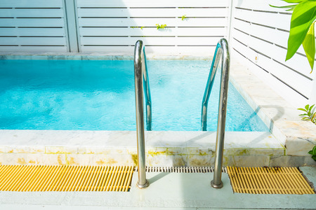 Beautiful outdoor swimming pool  for leisure travel and vacation
