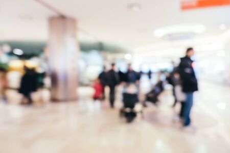 Abstract blur shopping mall of department store interiorの写真素材
