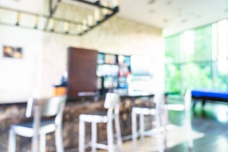 Abstract blur and defocused hotel and lobby interior for background