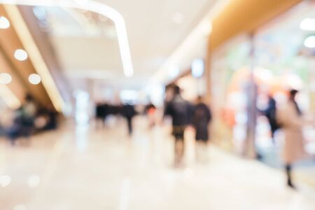 Abstract blur shopping mall of department store interior for backgroundの写真素材
