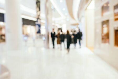 Abstract blur shopping mall of department store interior for backgroundの写真素材