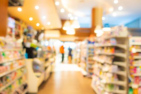 Abstract blur restaurant and coffee shop cafe for backgroundの写真素材