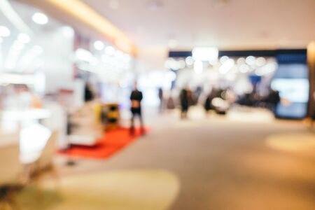 Abstract blur shopping mall of department store interior for backgroundの写真素材