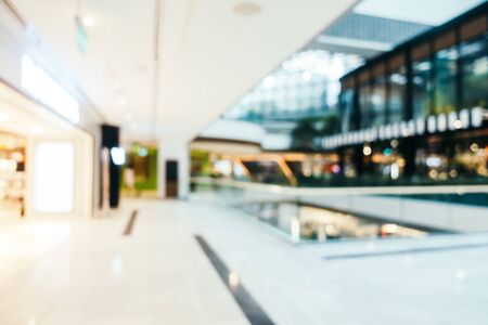 Abstract blur shopping mall interior of department store for backgroundの写真素材