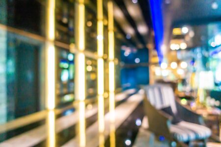 Abstract blur hotel lobby interior room for backgroundの写真素材