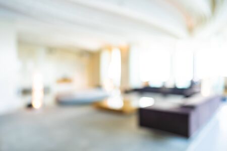 Abstract blur hotel and lobby interior for backgroundの写真素材