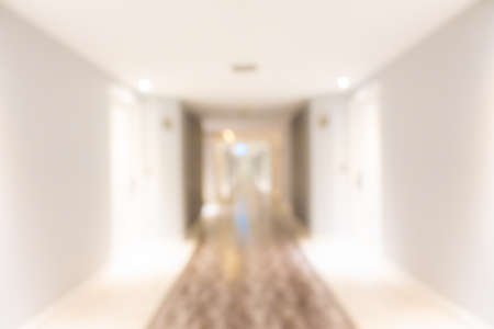 Abstract blur and defocus luxury lobby hotel interior for backgroundの写真素材