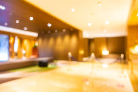 Abstract blur luxury hotel lobby interior for background
