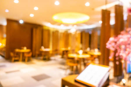 Abstract blur luxury hotel lobby interior for backgroundの写真素材