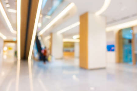 Abstract blur shopping mall retails in department store for backgroundの写真素材