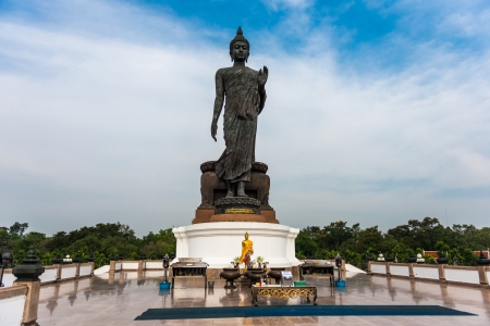 Serenity at Phutthamonthon in thailandの写真素材