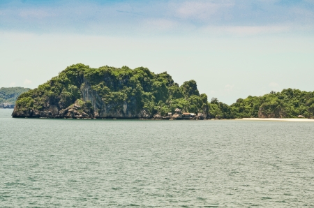 Sea view at Chumphon thailandの写真素材