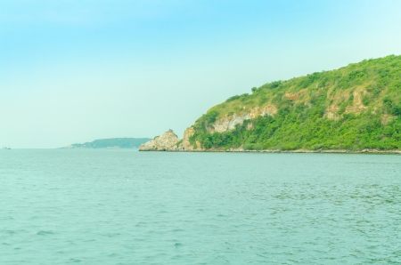 Rock on the beach so beautiful in kho karmの写真素材