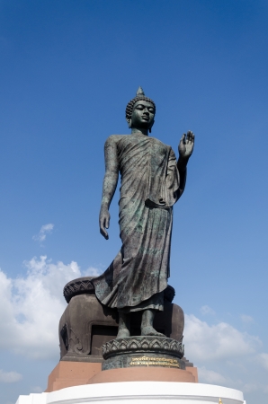 Serenity at Phutthamonthon in thailandの写真素材