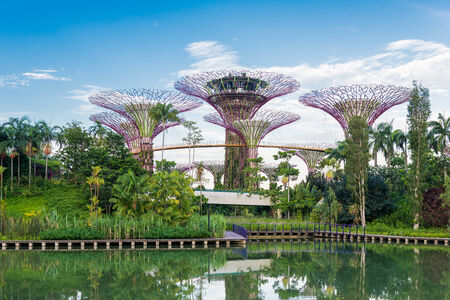 Gardens by the Bay, at Singaporeのeditorial素材
