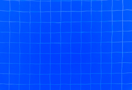 Blue Pool Tile Background textureの写真素材
