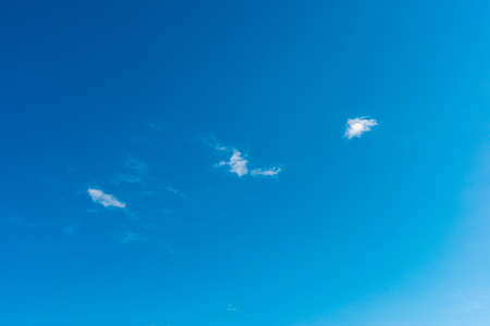 clouds in the blue skyの写真素材