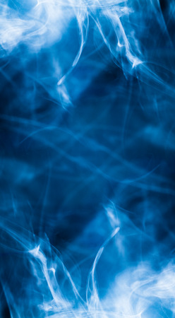 dense smoke on black backgroundの写真素材