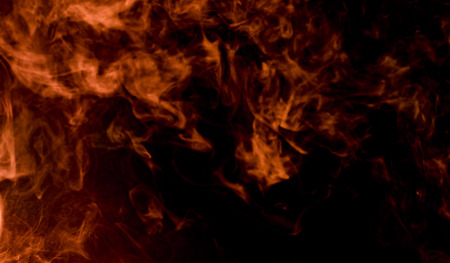 dense smoke on black background