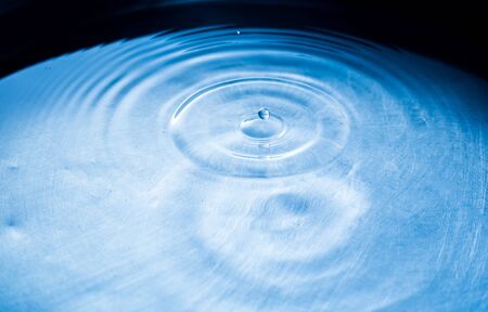 Water drop close up background