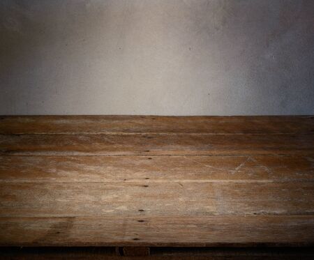 room interior with concrete  wall use for background