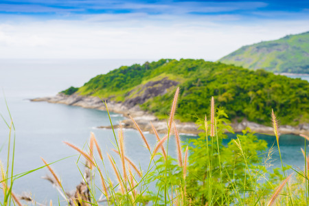 Laem Phrom Thep is the most important and popular place of Phuket provinceの写真素材