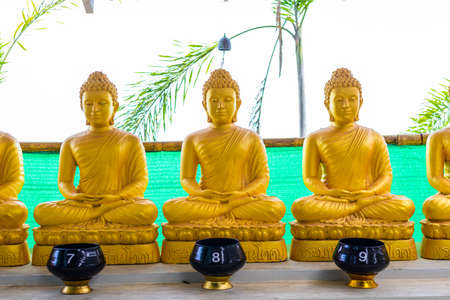 View of buddha statue in Thailandの写真素材