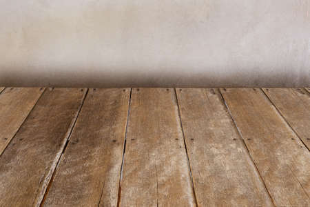 room interior with concrete  wall use for background