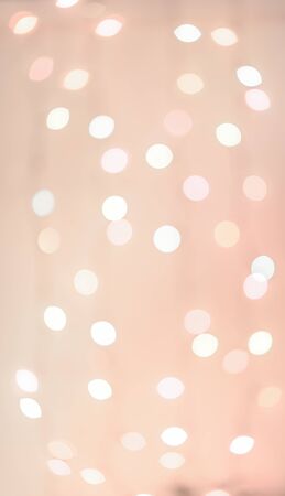 Abstract colorful defocused circular facula holiday bokeh. Abstract Christmas and new year backgroundの写真素材