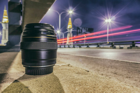 Camera lensの写真素材