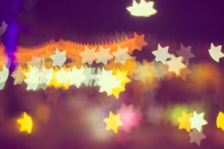 fiber stars, blur stars bokeh ,tone vintage ,vintage styleの写真素材