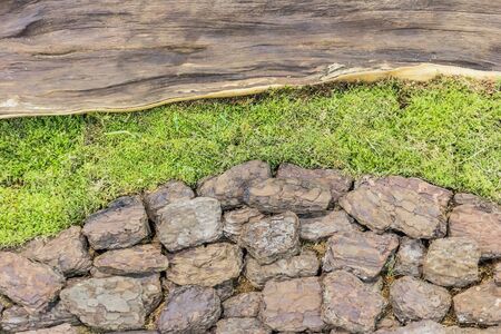 Stones and Grassの写真素材