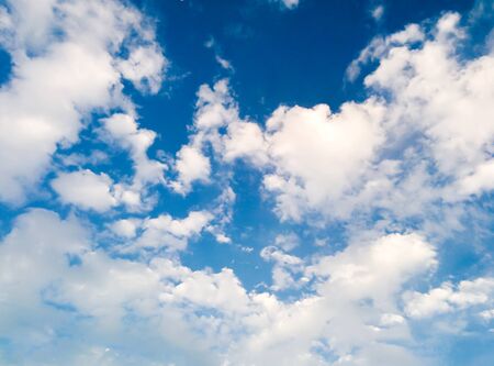 Cloudy sky.