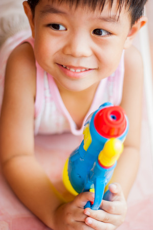 Funny boy.の写真素材