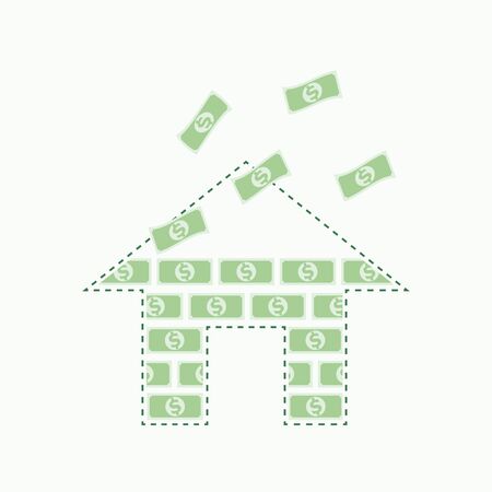 Money for homeのイラスト素材