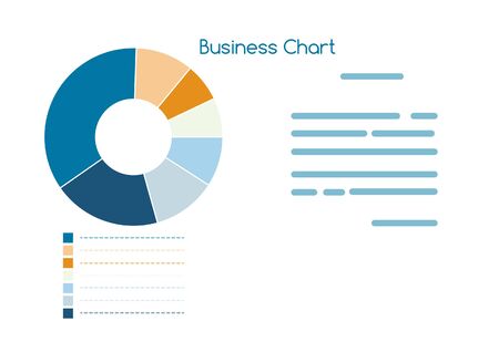 Business of chartのイラスト素材
