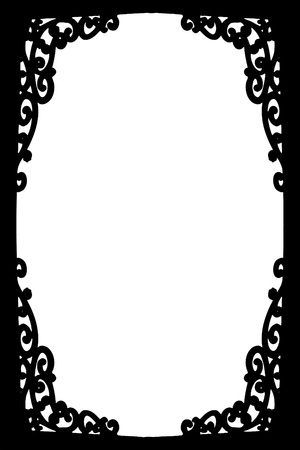 vintage decorative frameのイラスト素材