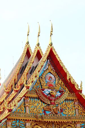 Garuda at thai templeの写真素材