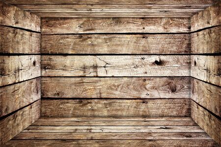 old wood boxの写真素材