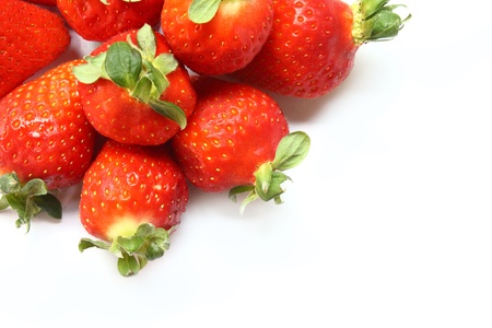 fresh strawberriesの写真素材