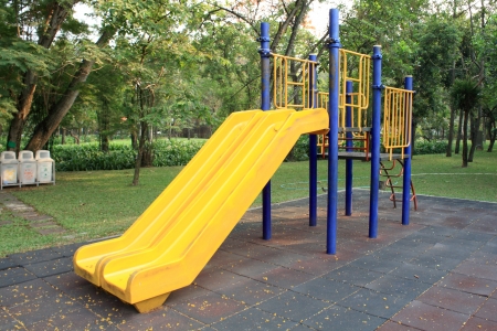 slider in child playgroundの写真素材
